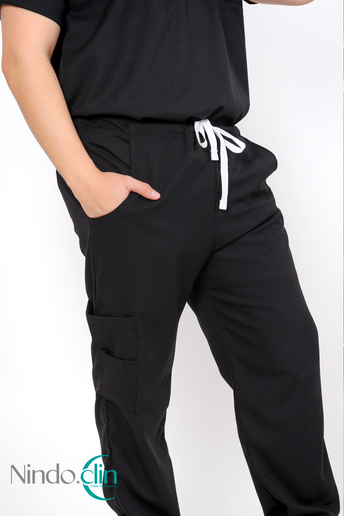 CABALLERO scrub conjunto negro