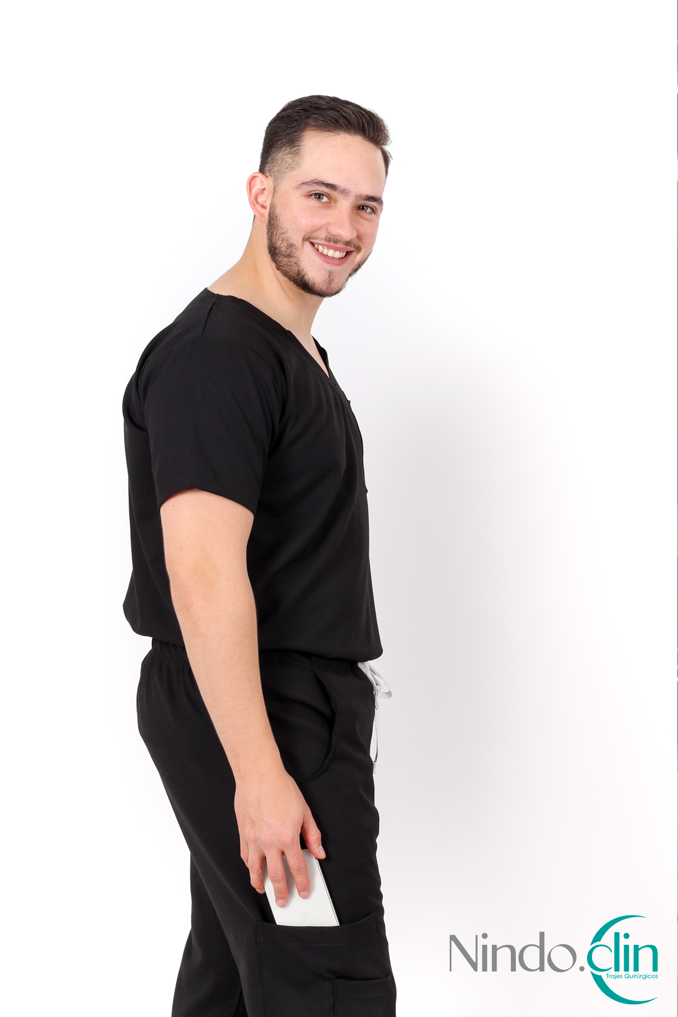 CABALLERO scrub conjunto negro