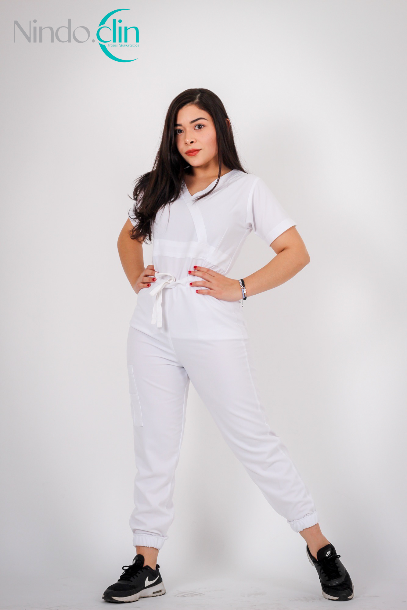 DAMA Scrub conjunto blanco