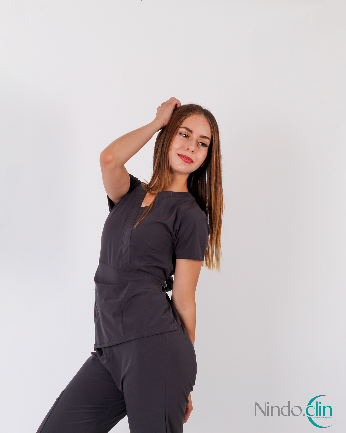 DAMA Scrub conjunto gris oxford