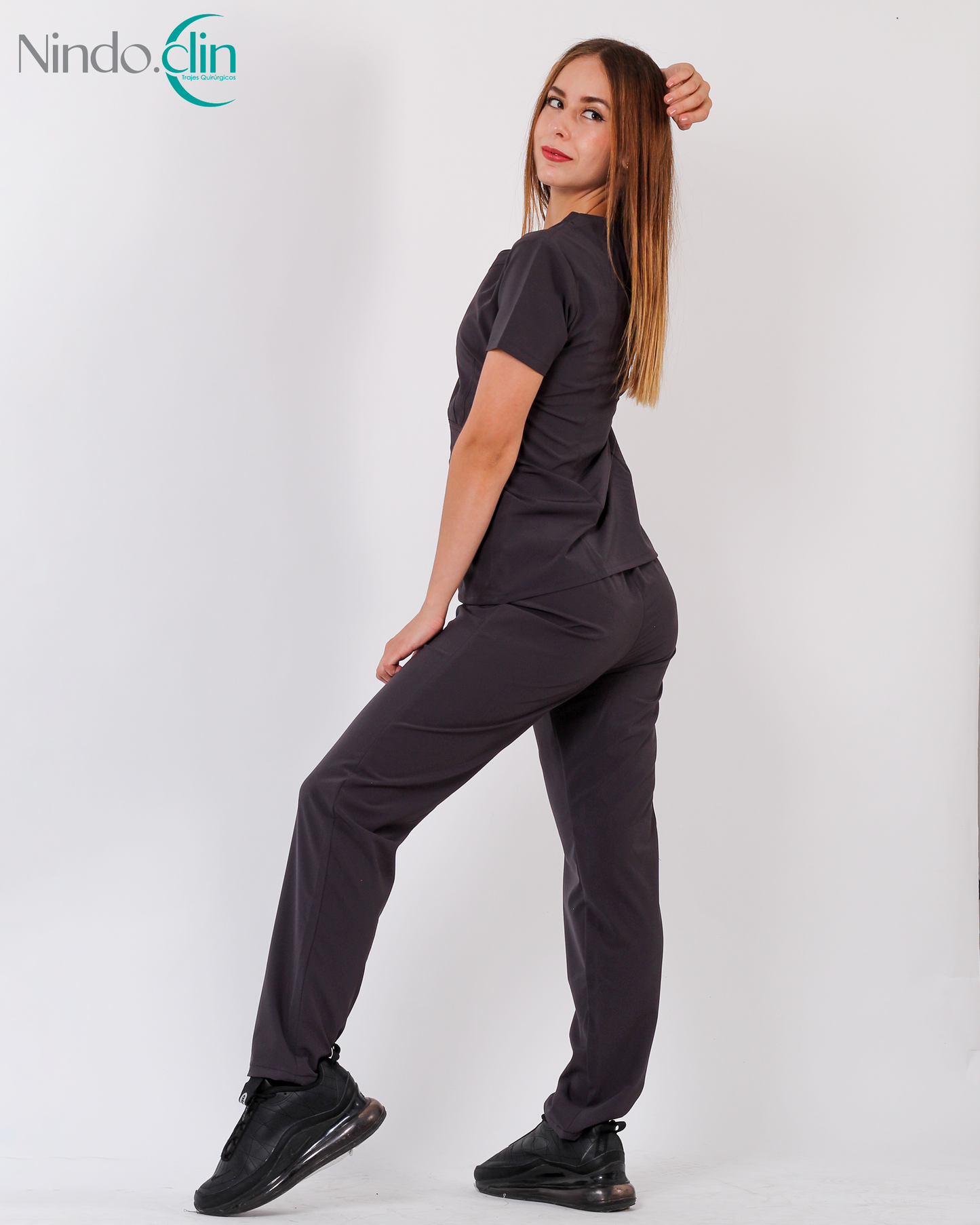 DAMA Scrub conjunto gris oxford