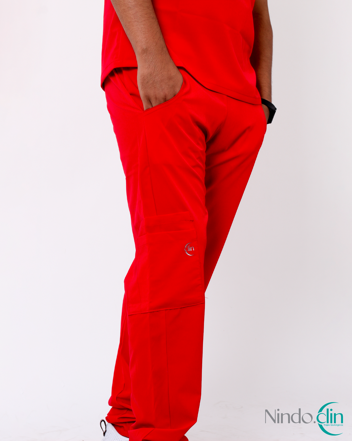 CABALLERO Scrub conjunto rojo